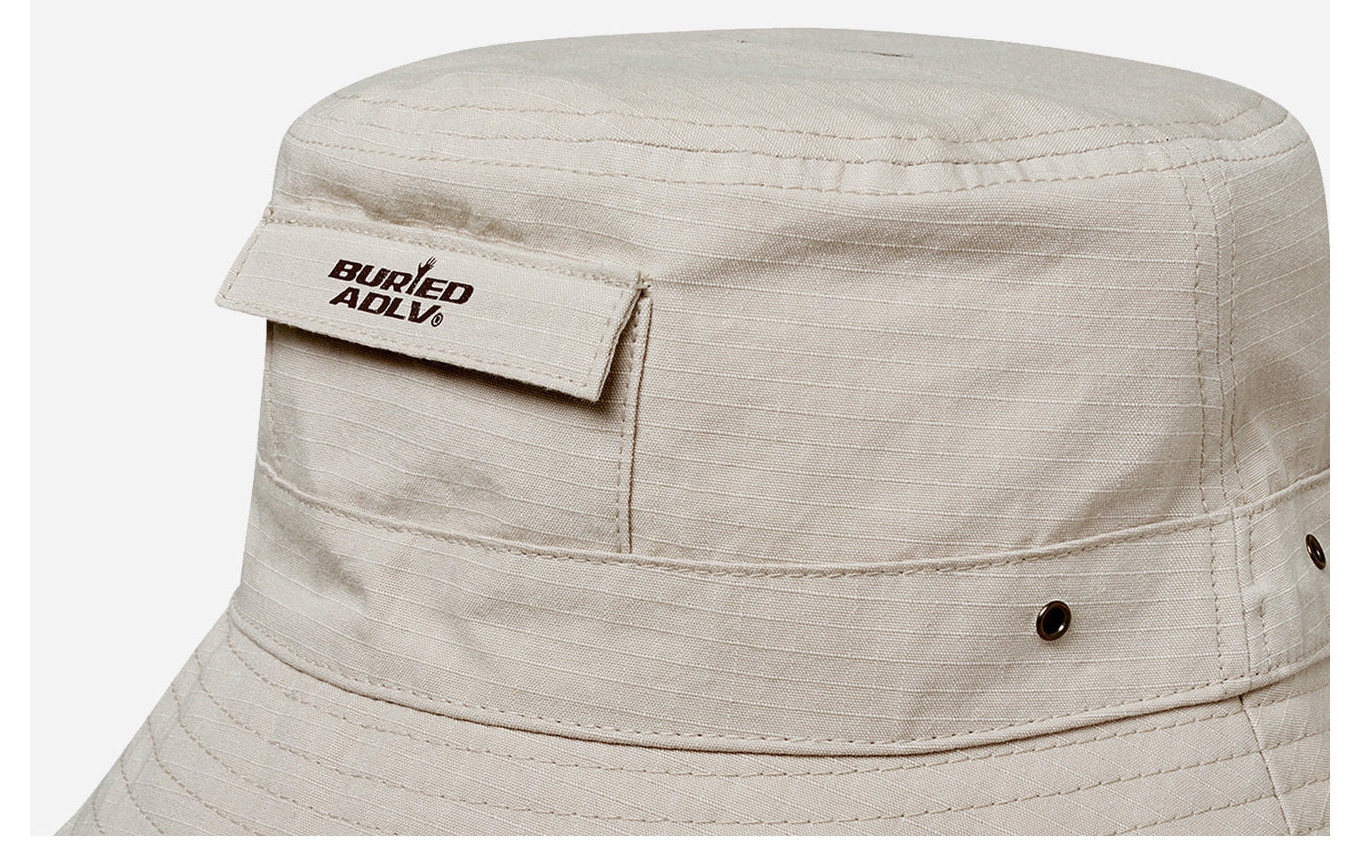 BA x ADLV OUT POCKET BUCKET HAT BEIGE