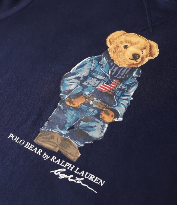 Polo bear hot sale denim jacket