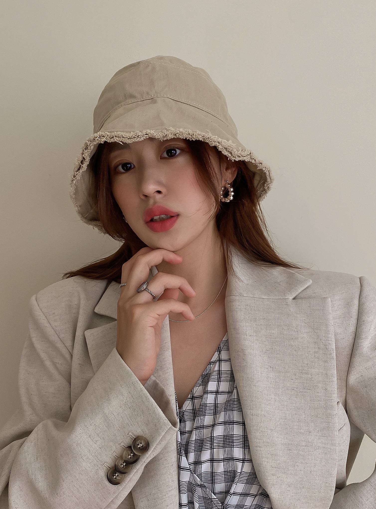 Cotton Bungalow Bucket Hat Hat