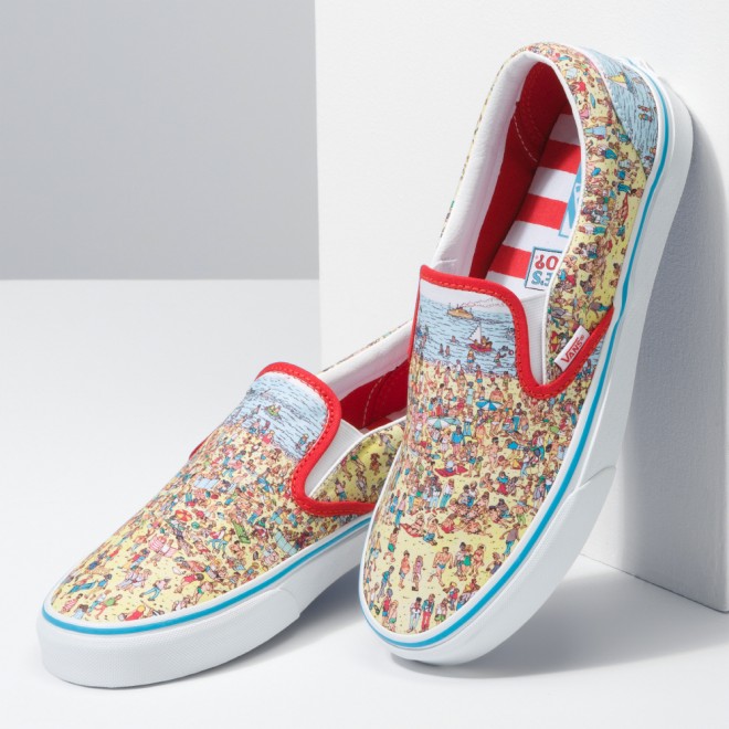 Vans waldo slip on clearance