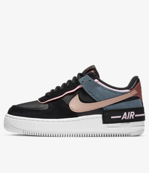 Nike Air Force 1 Shadow CU5315-001 / Nike Women's Force 1 Shadow CU5315-001