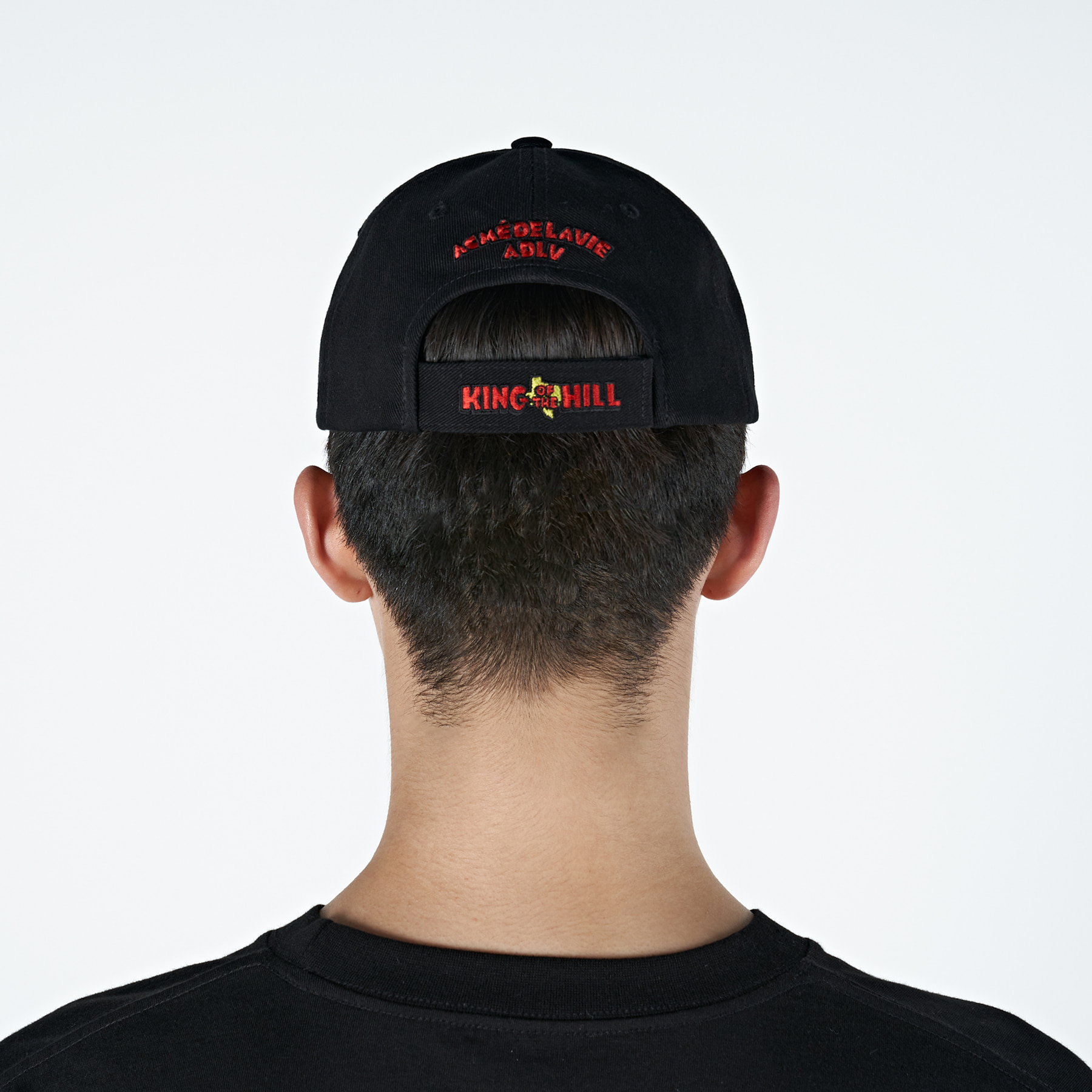 Adlv King Of The Hill Black Ball Cap