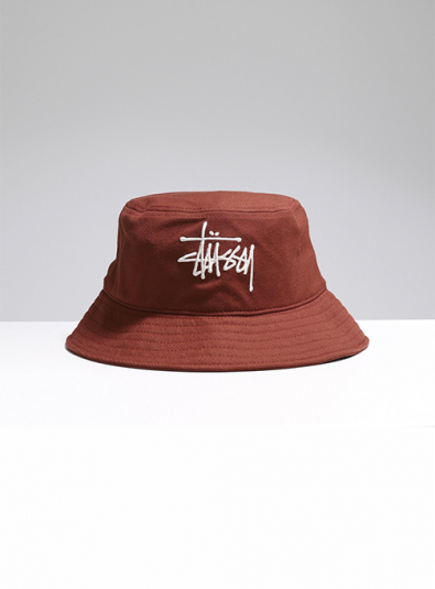 BIG LOGO TWILL BUCKET HAT (1321010-RUST)