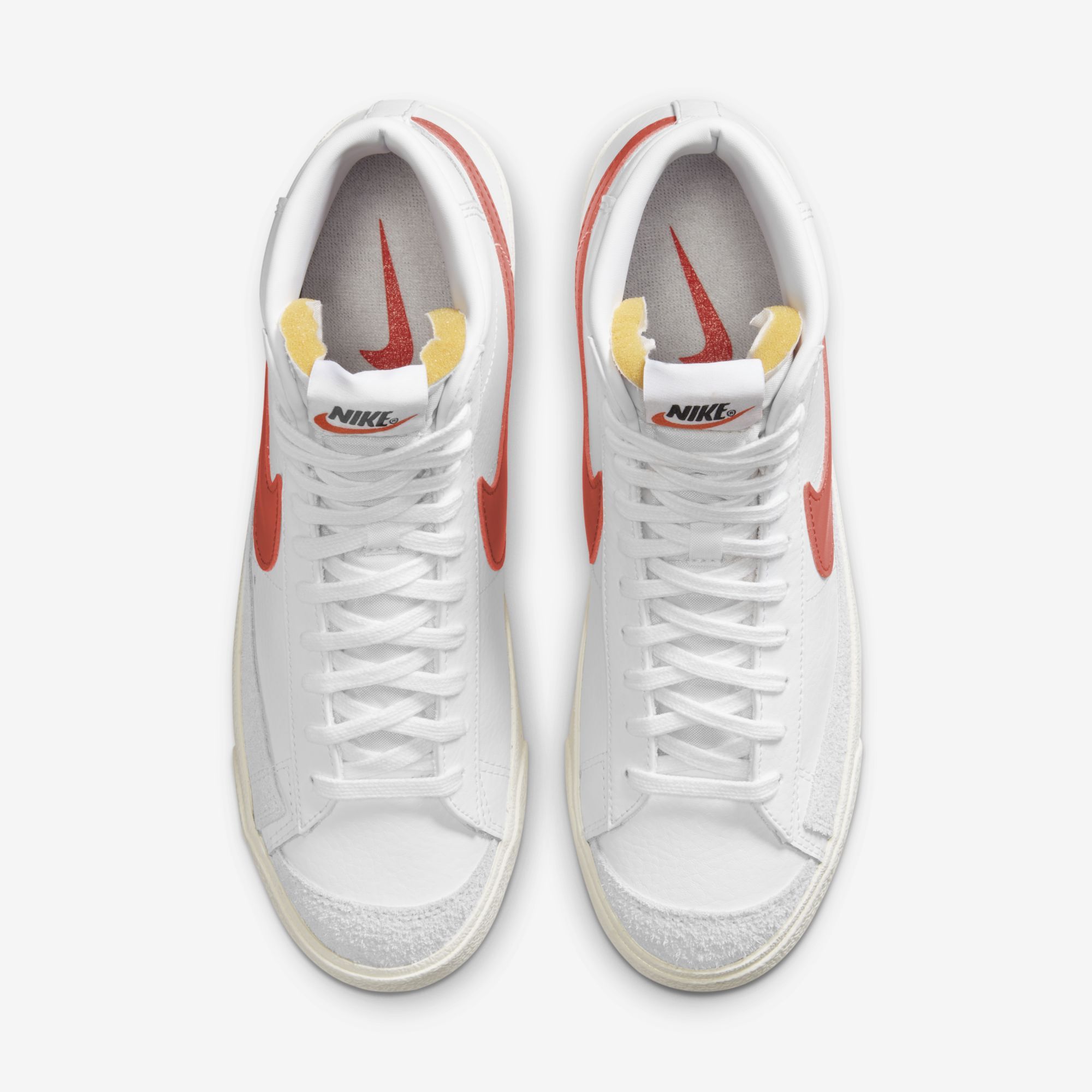 nike blazer white bright crimson
