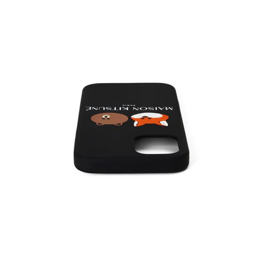 Maison Kitsune X Line Friends Collection Black Iphone Case 11 12 12pro