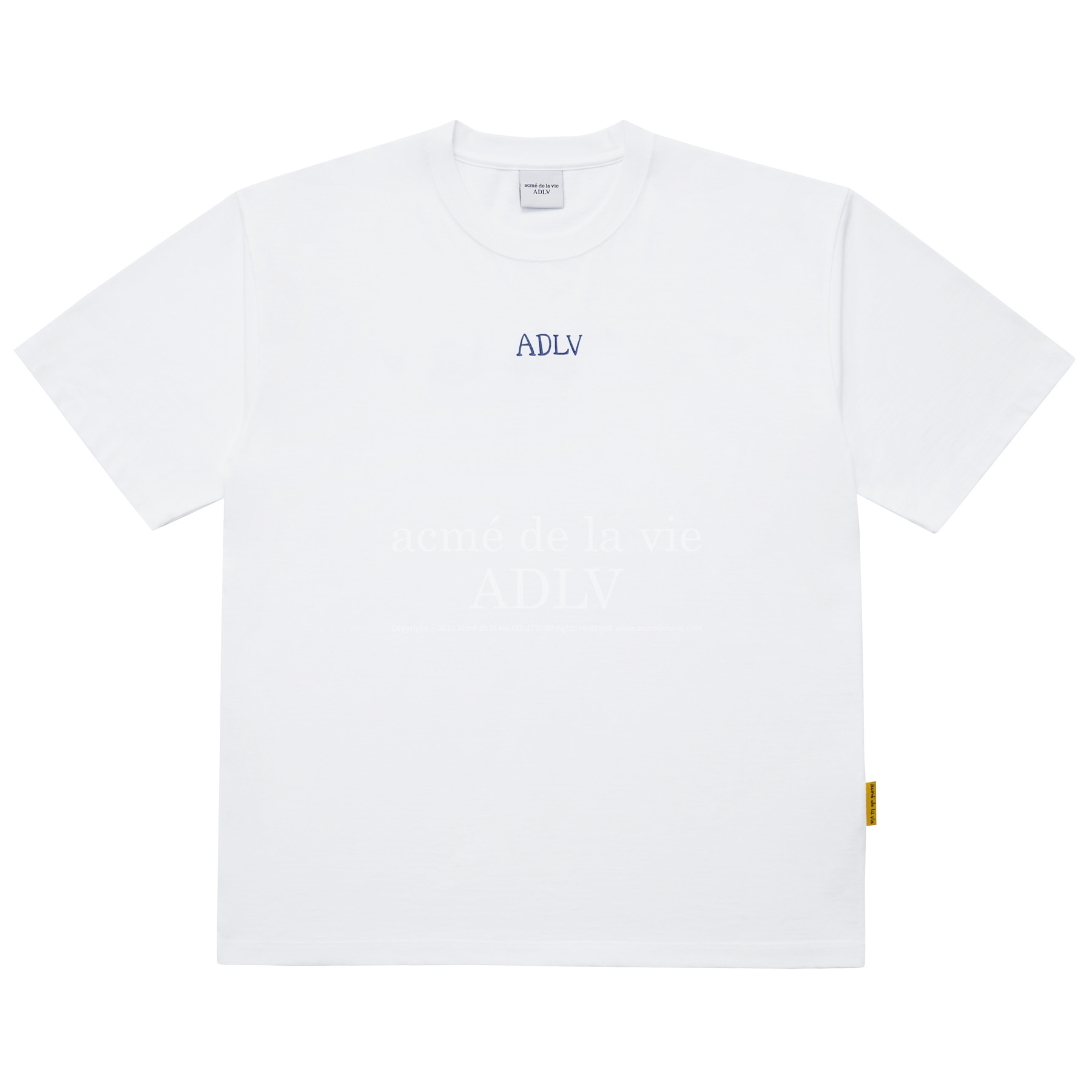 GLOSSY BASIC LOGO SHORT SLEEVE T-SHIRT 