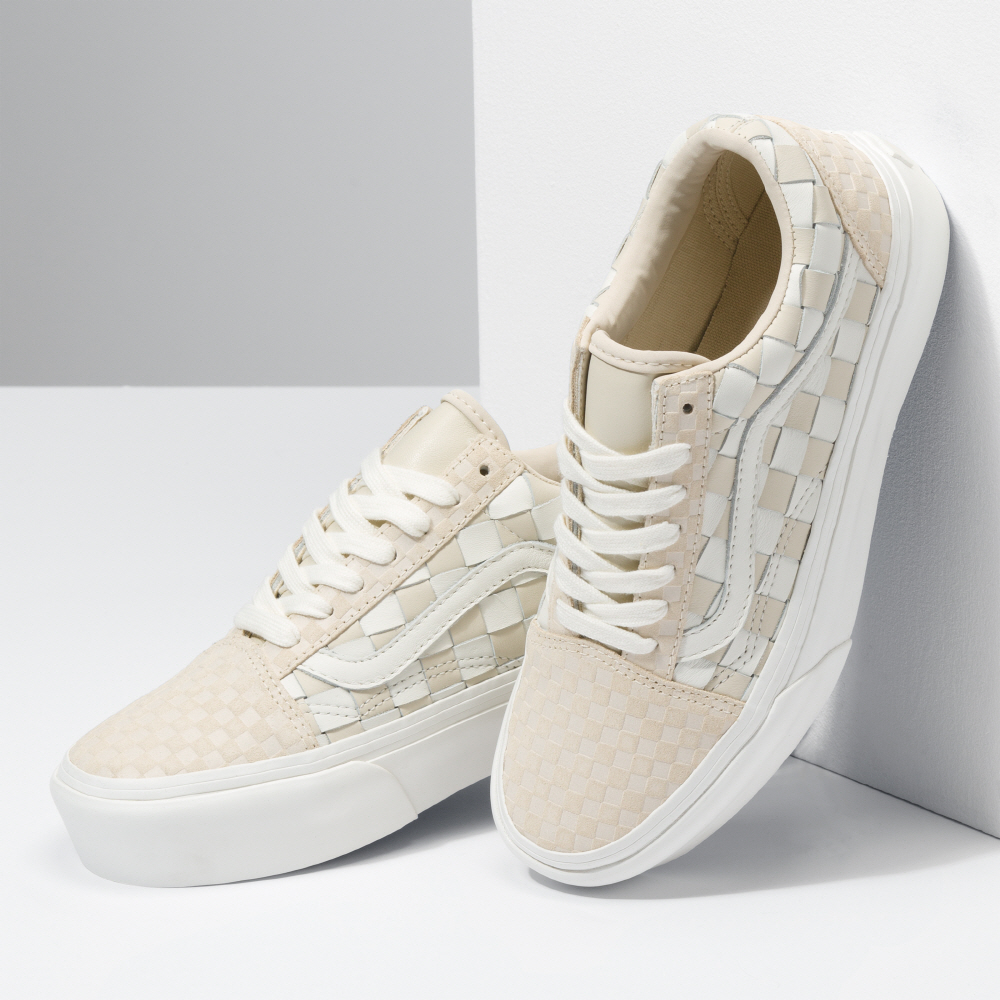 woven old skool platform