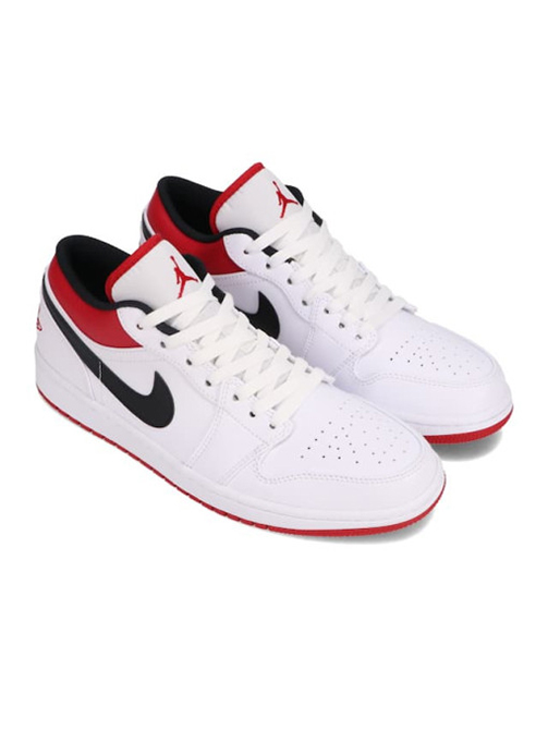 jordan low white red