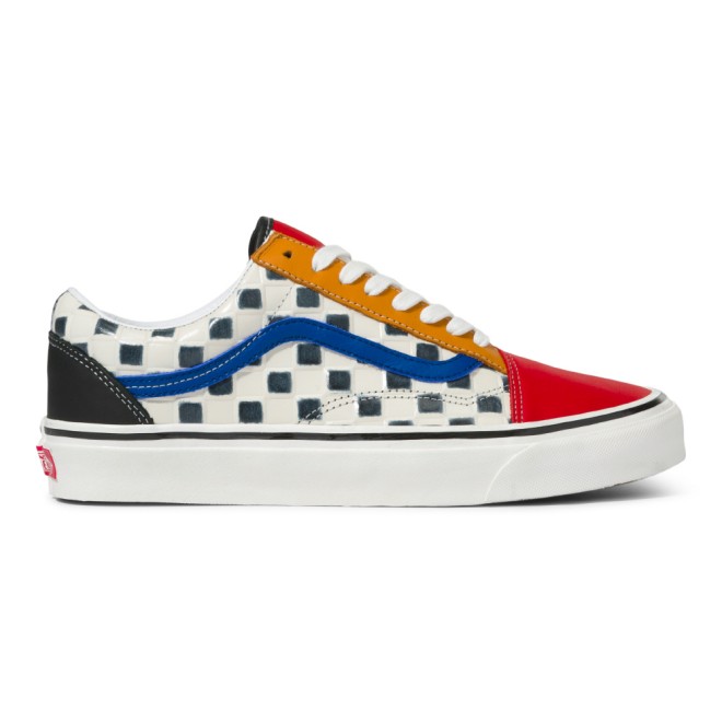 Anaheim Leather Check Old Skool 36 DX 