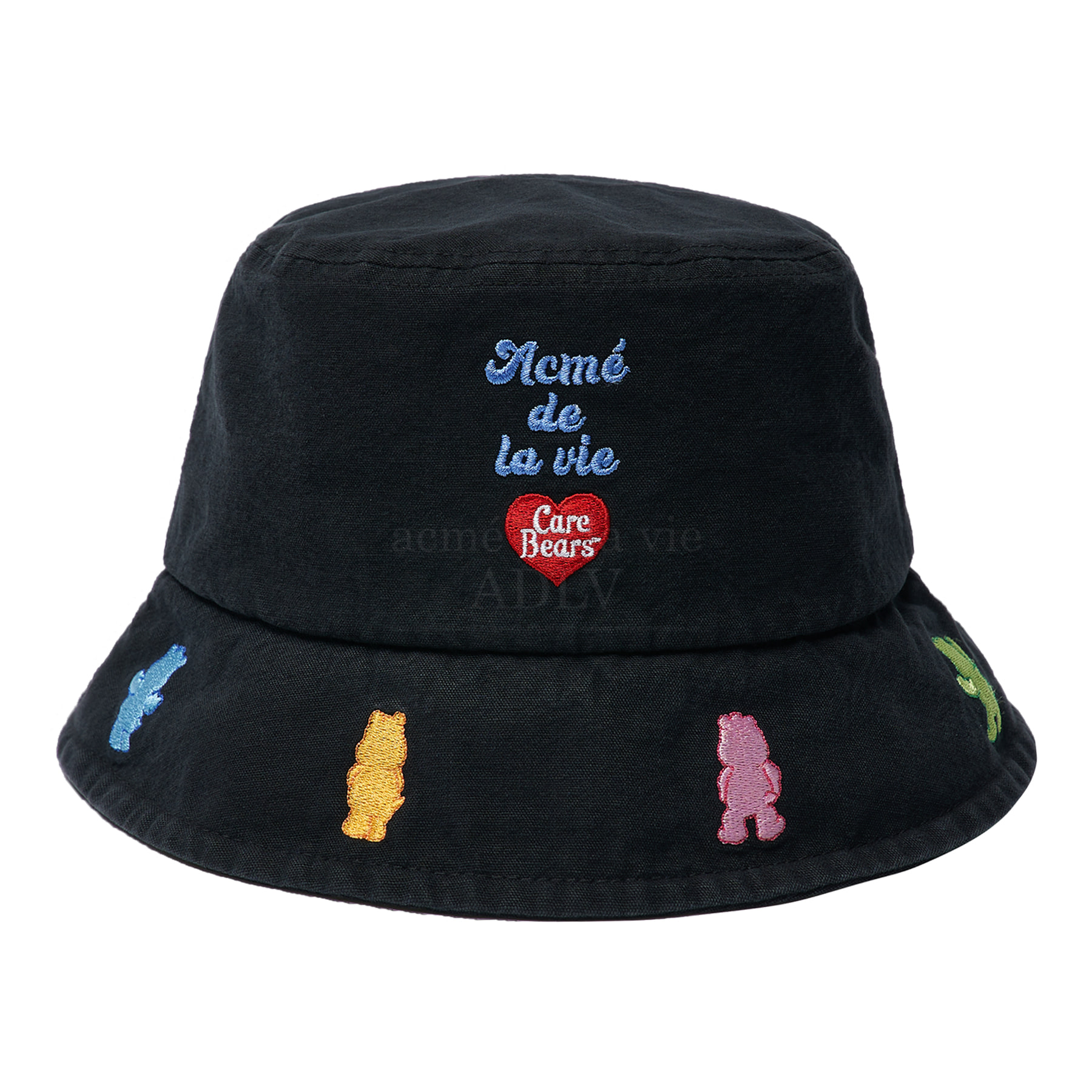 ADLV] COLORFUL CARE BEARS BUCKET HAT BLACK