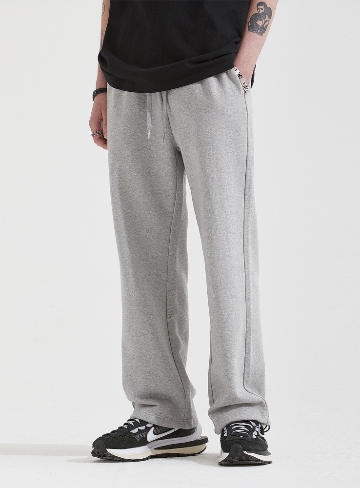 Semi Wide Sweatpants String Jogger 