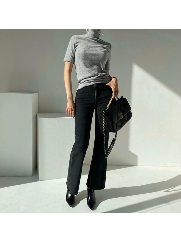 long boots cut Jean
