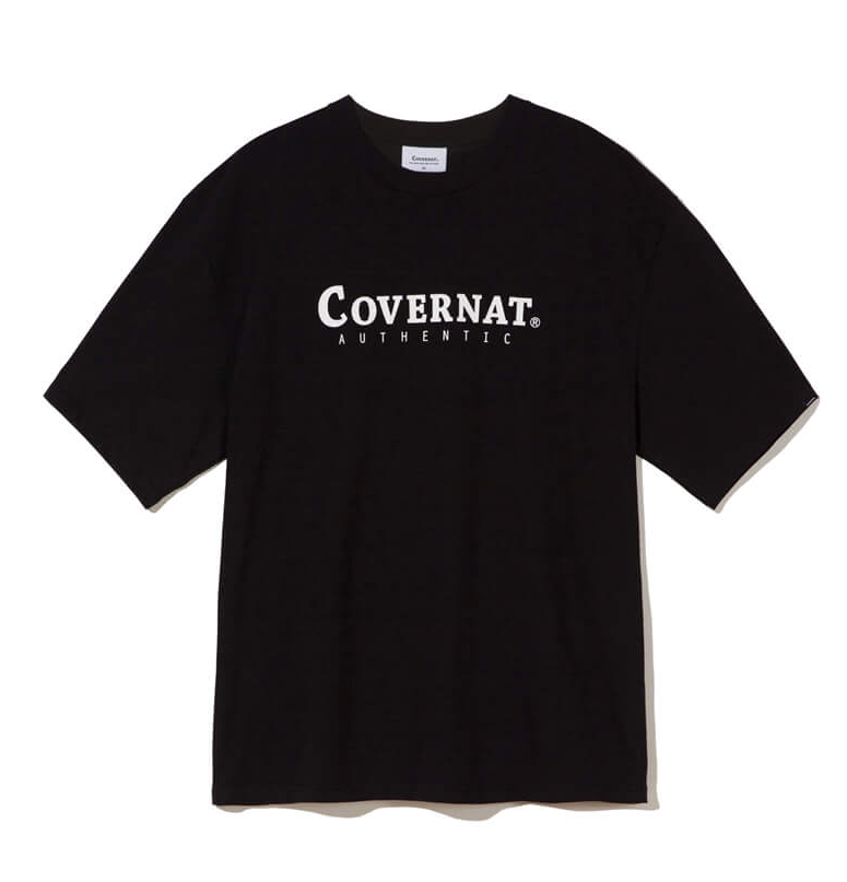 store.musinsa. COVERNAT Authentic Logo T-shirt Black (CO2100ST01BK)