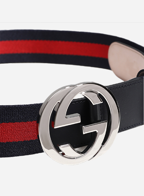 Interlocking G-buckle web belt (411924 