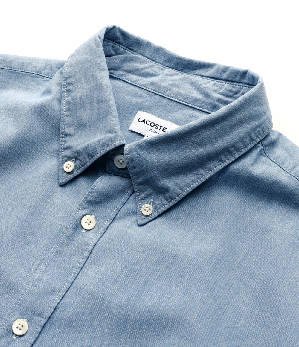 Slim Fit Cotton Chambray Shirt (CH2967-UEX)
