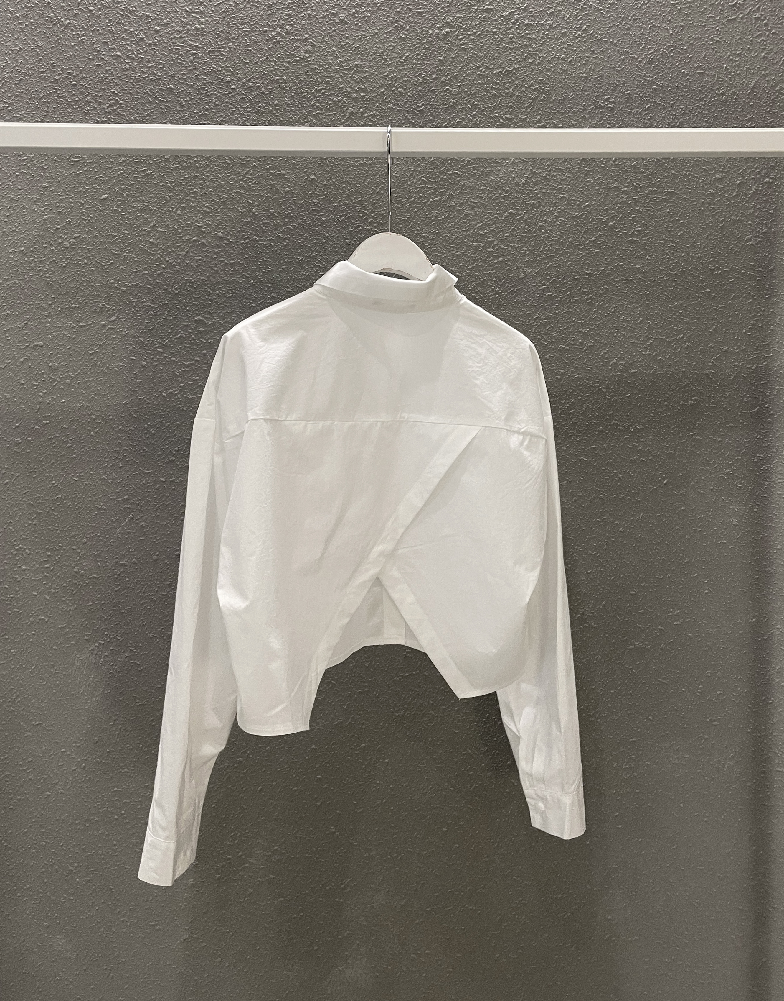 Cropped White Shirt