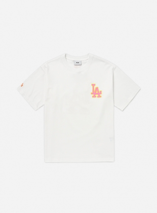 Summer Night Short Sleeve T-shirt LA Dodgers (3ATS41023-07WHS)