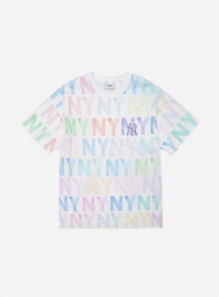Watercolor Monogram Overfit T-shirt New York Yankees (3ATSM9023-50WHS)