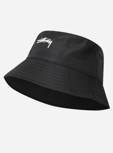 nylon deep bucket hat (1321090 BLACK)