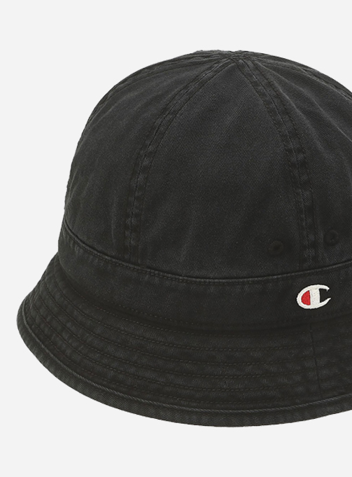 C logo twill bell bucket Hat (BLACK 