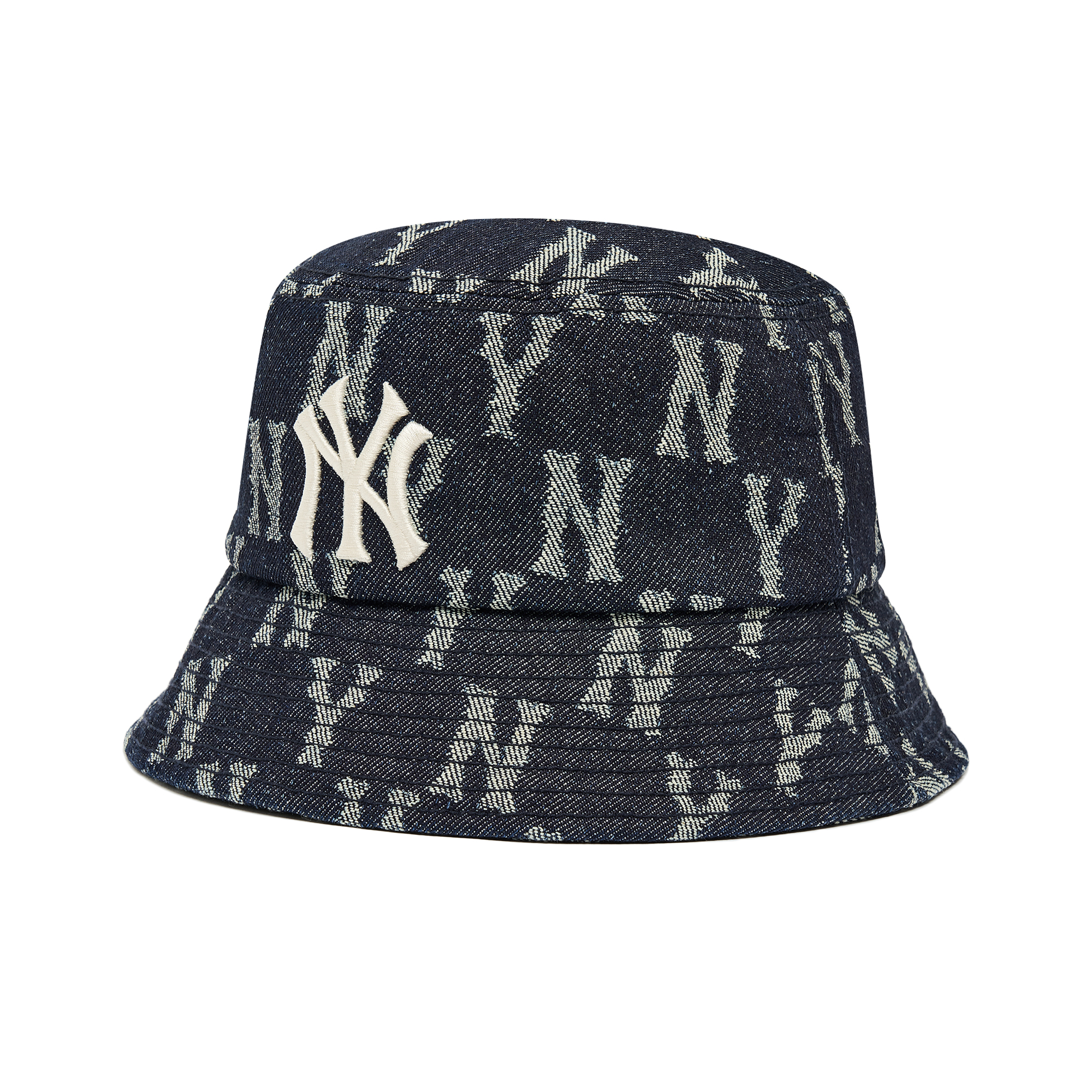 MLB Monogram Denim Jacquard Bucket Hat 