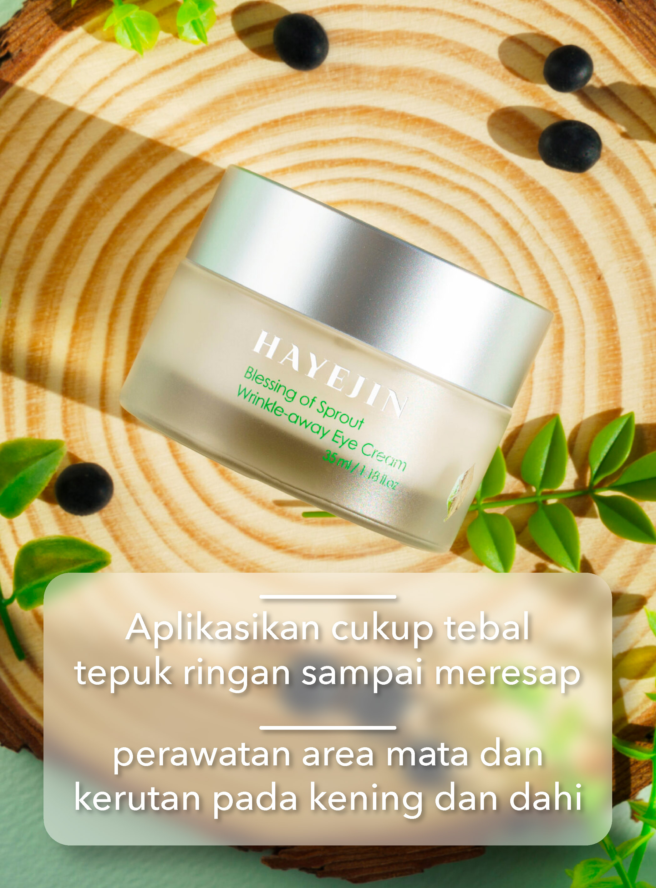 (SET) HAYEJIN Blessing of Sprout Enriched Serum 17ml + Wrinkle Eye