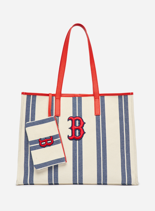 Ethnic Stripe Tote Bag Boston Red Sox (3AORL0323-43NYL)