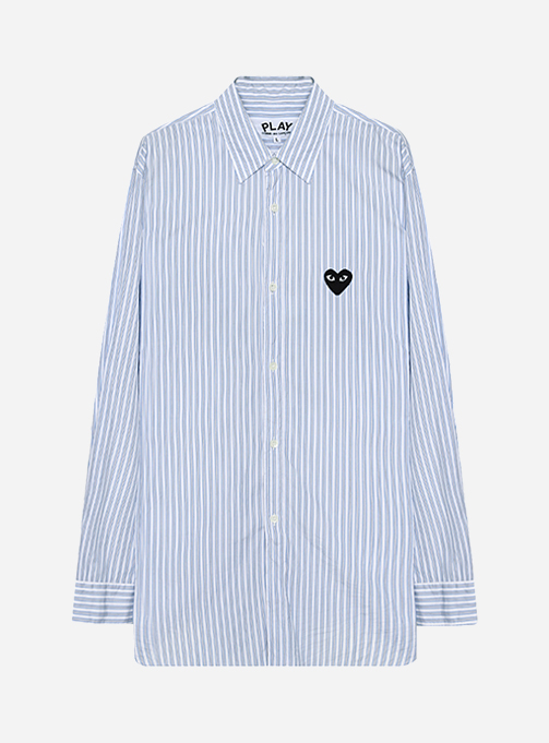 Black Heart Wapen Stripe Shirt AZ-B020-051-1 (P1B020)