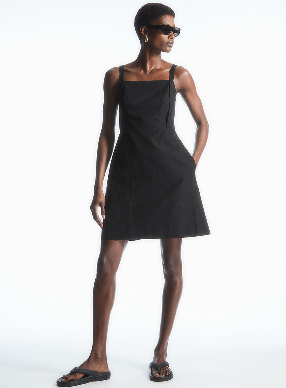 Cos open back best sale dress