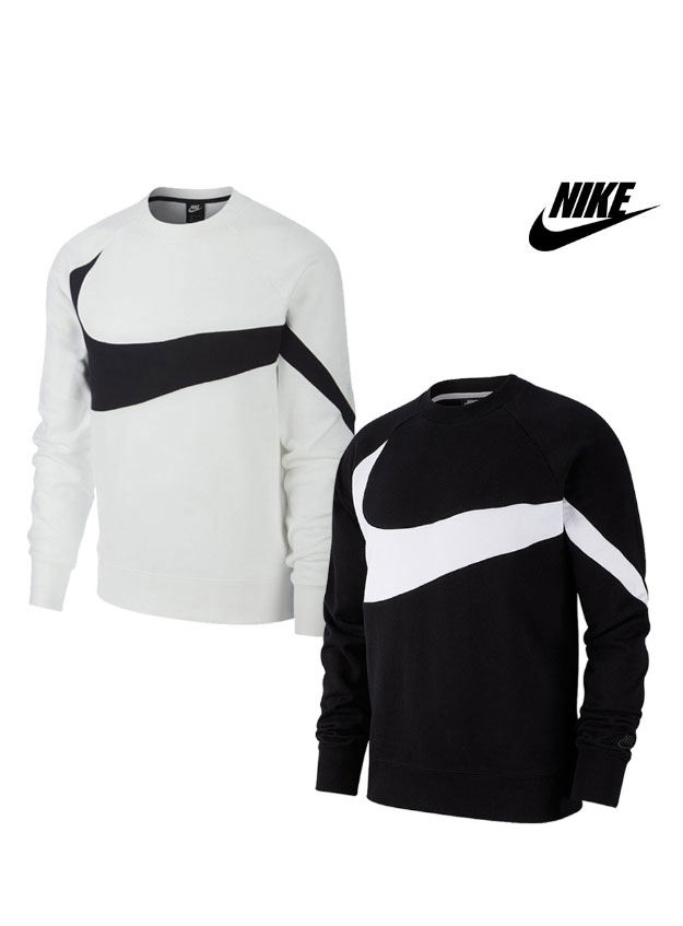 Nike big online swoosh crewneck