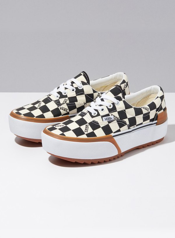 converse checkerboard slip on