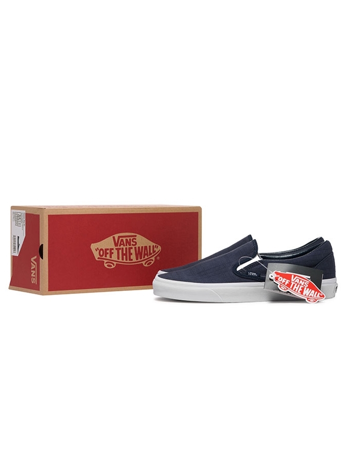 vans tonal plaid slip on