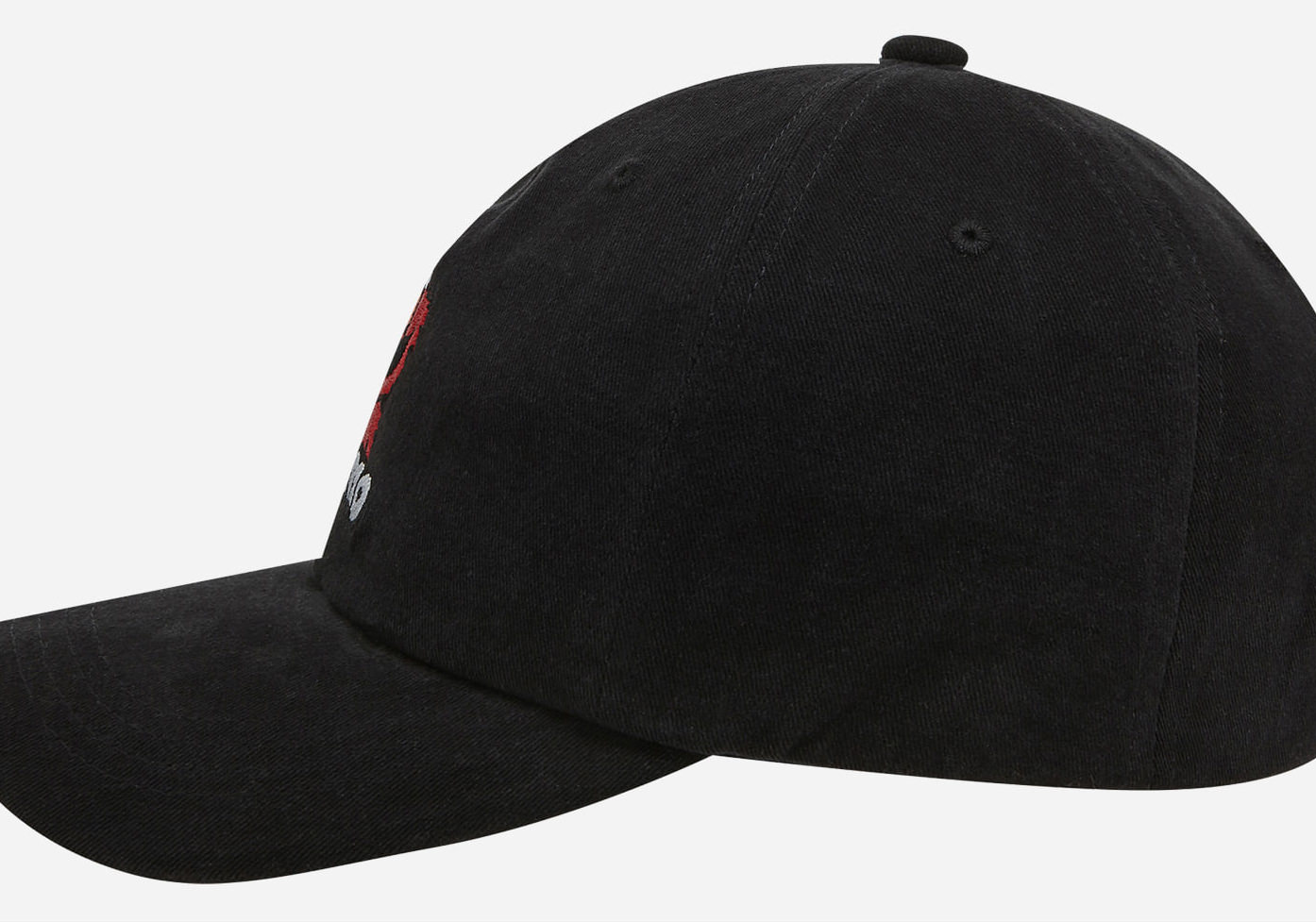 Adlv X Sesame Street Elmo Ball Cap Black