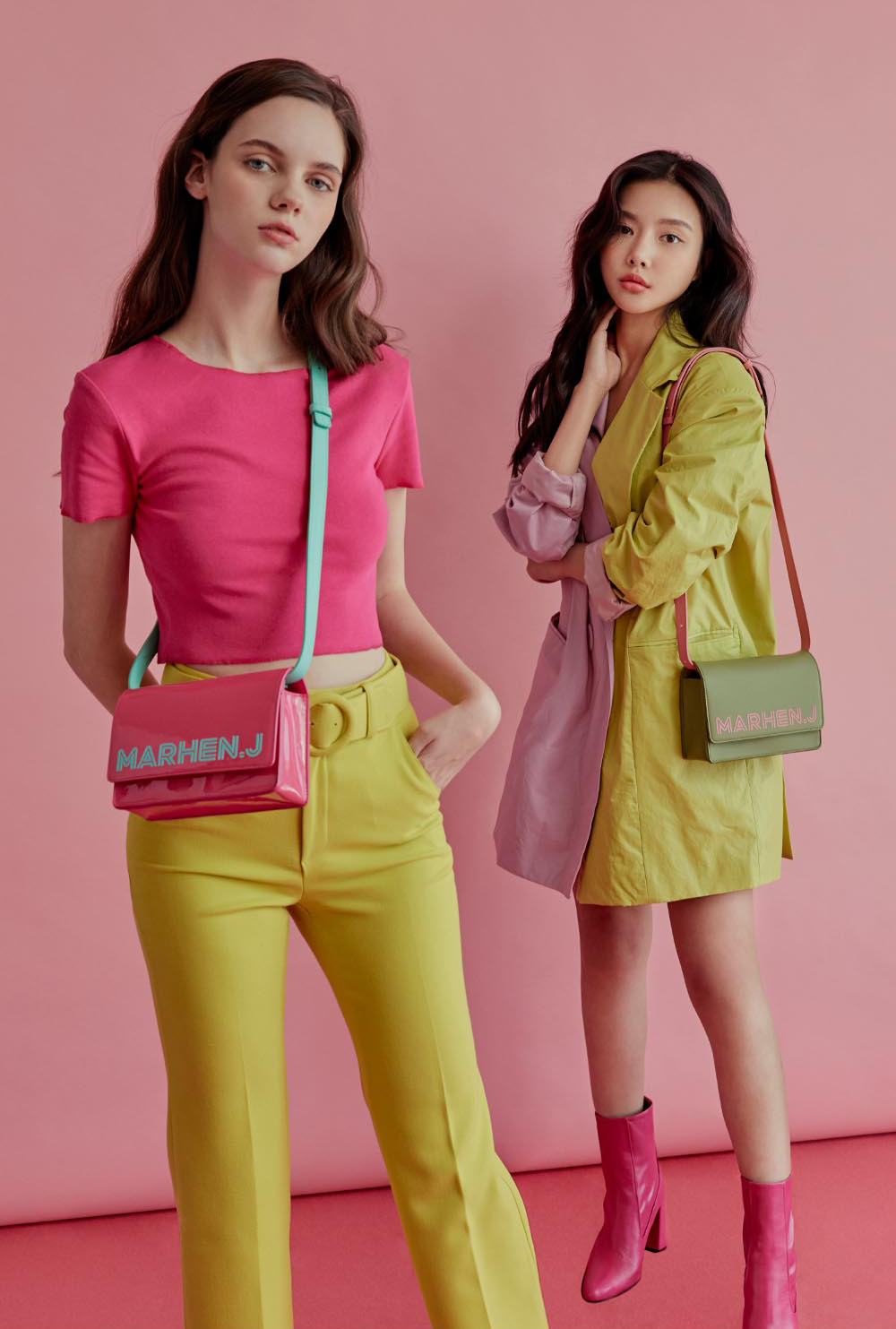Jual Marhen. J LUCY BAG POP PINK Original thefepi Fashion