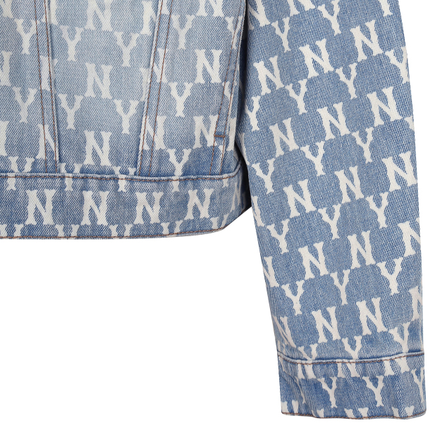 monogram jean jacket