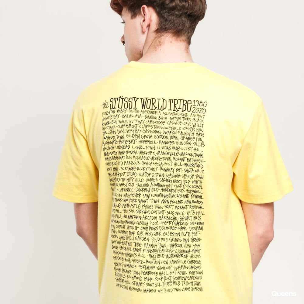 STUSSY JAMAICA WORLD TRIBE TEE (3COLOR)