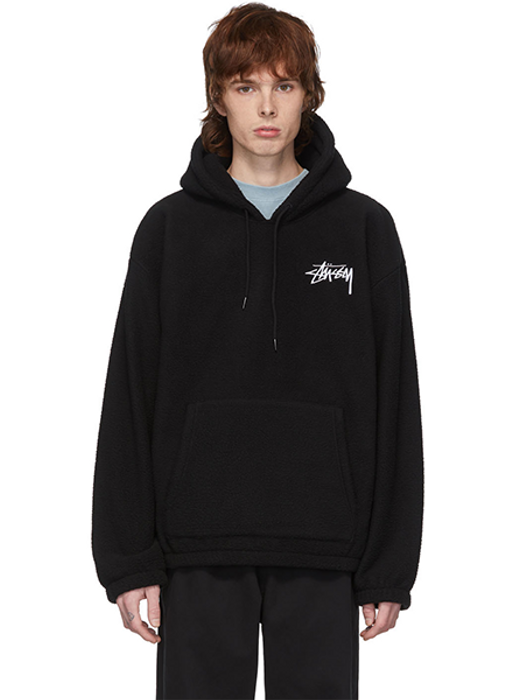 Jual STUSSY STUSSY BRONSON FLEECE HOODIE BLACK Original