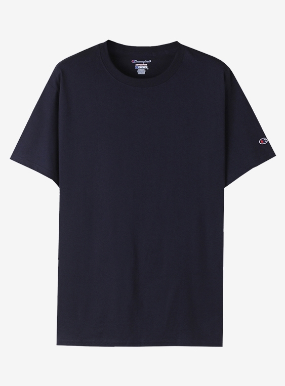 Champion T425 - Short Sleeve Tagless T-Shirt (navy)