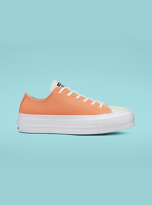 Jual Converse LIFT RENEW COTTON FUEL ORANGE PLATFROM 4cm OX