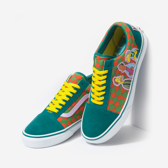 the simpsons x vans customs old skool