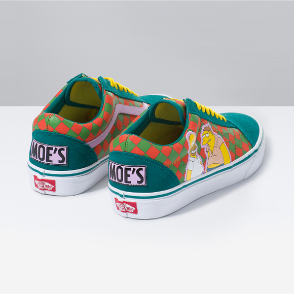 vans old skool scarab green