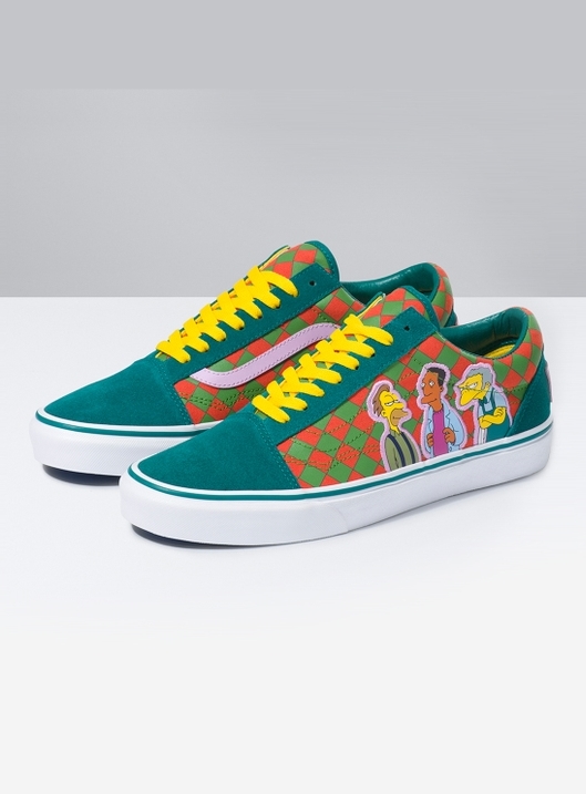 the simpsons x vans customs old skool