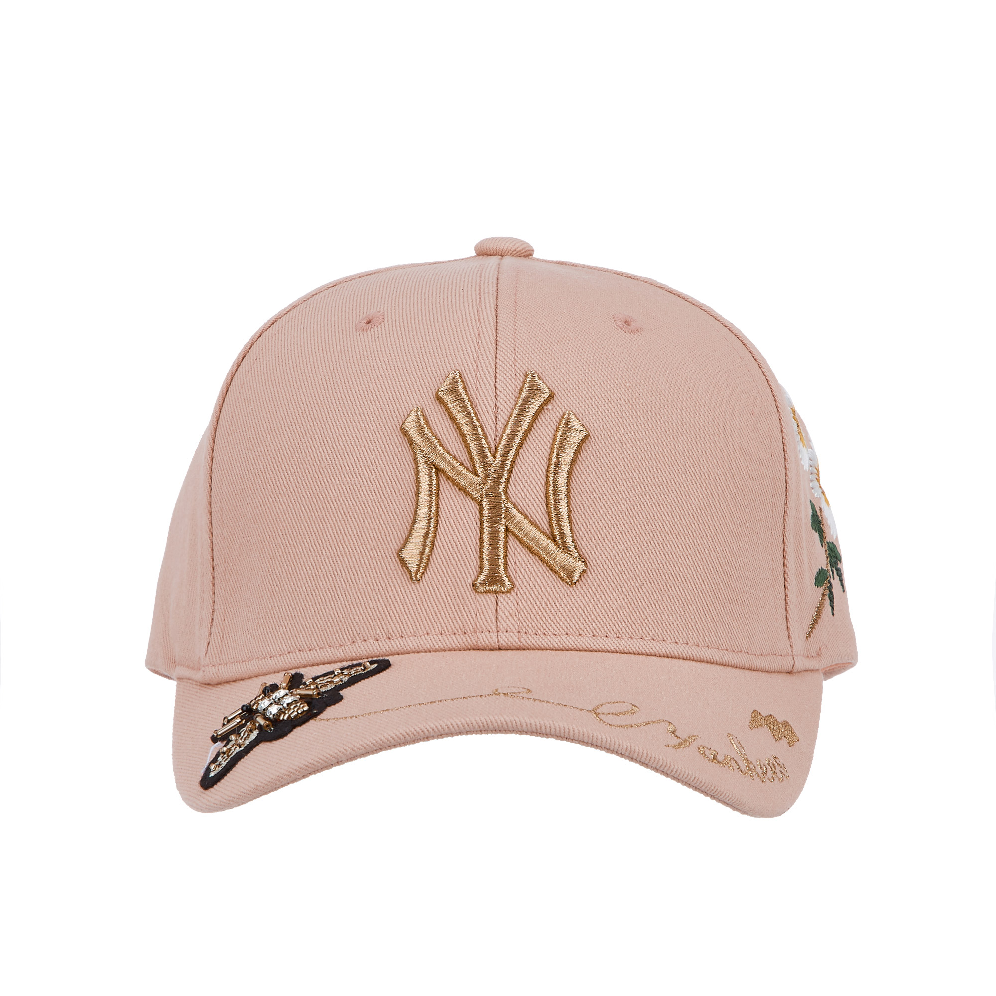 Gold Bee Curve Cap New York Yankees 
