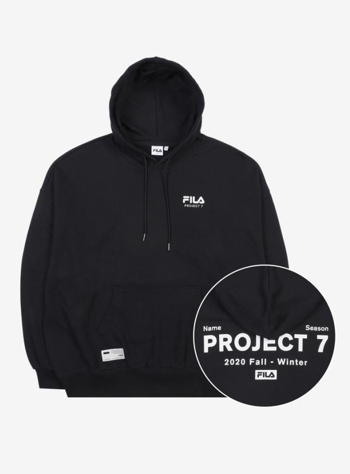 Jual FILA Project 7 Hoodie FS2POC4B03X BLK Original thefepi