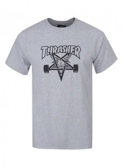 THRASHER SKATE GOAT T-SHIRT (311021-GRAY)
