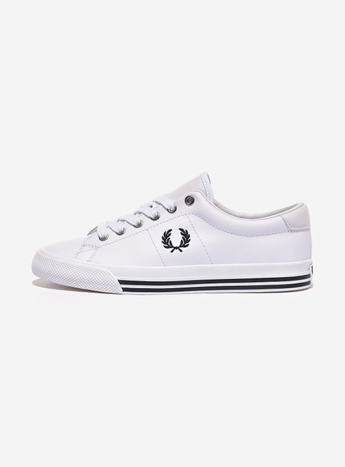 Jual Fred Perry Underspin Leather white B9200 Original