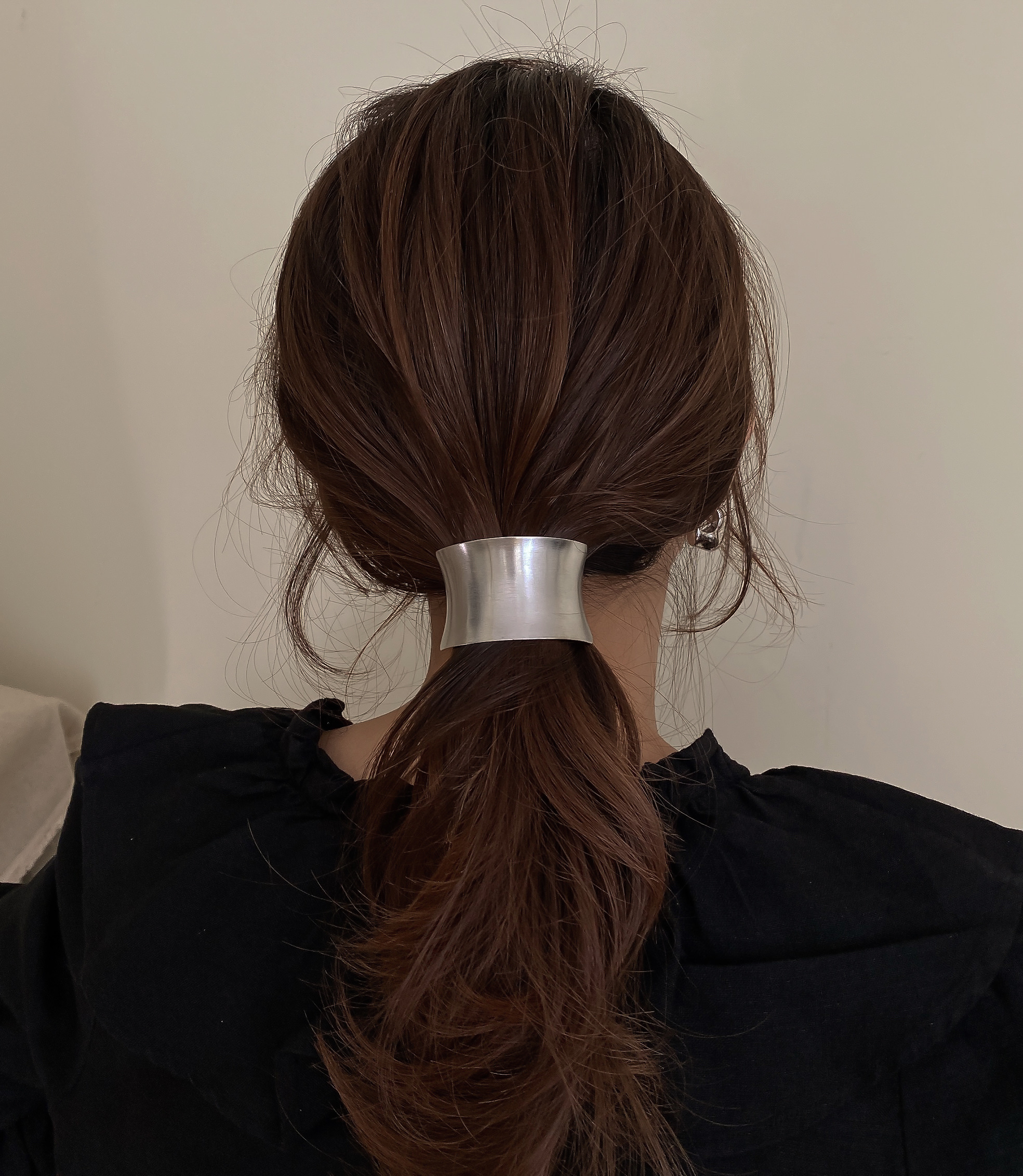 Wide Curve Metal Hair Band